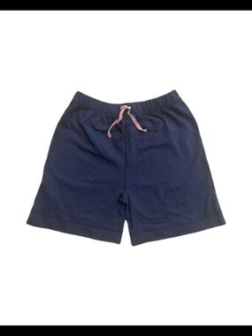 NWOT Girla Size 8 Jacadi Navy Blue Kids Shorts with Striped Drawstring